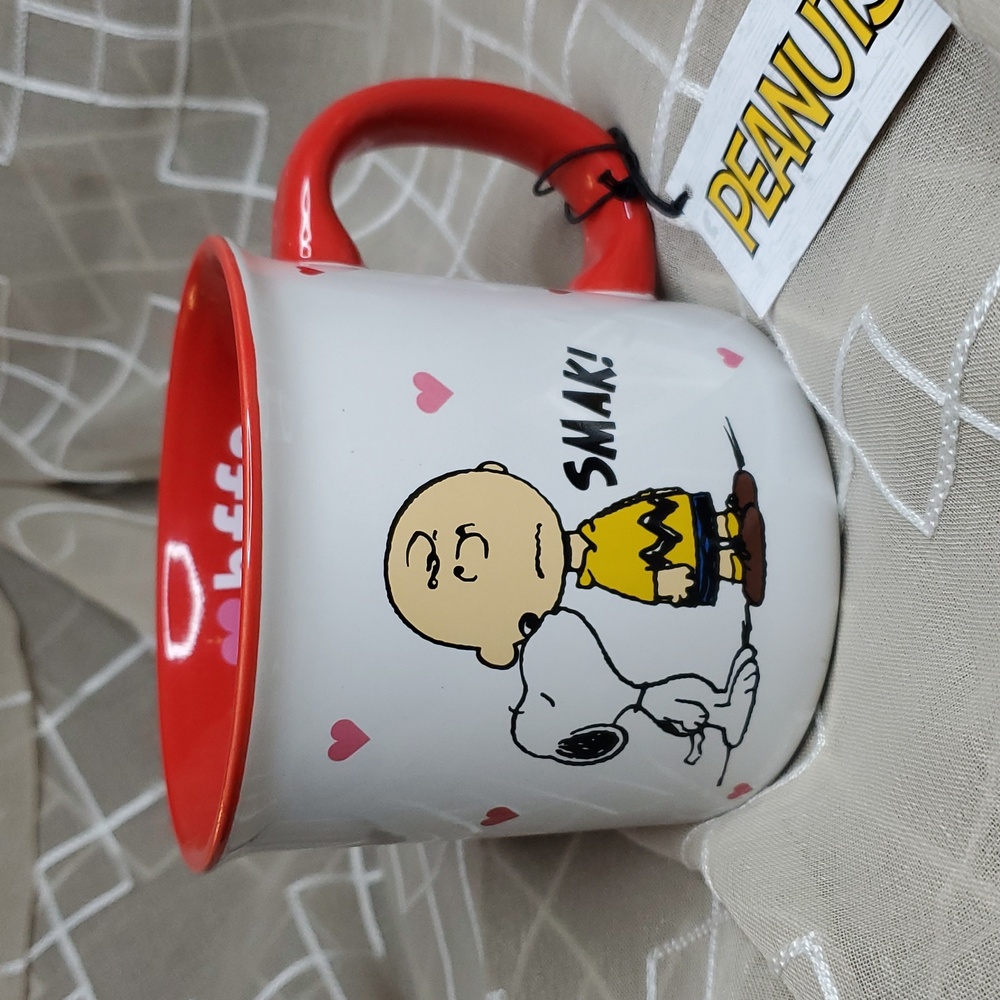 Charlie‎ Brown And Snoopy BFFs Coffee Mug with Hearts